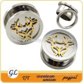 TP01942 Surgical steel wholesale body jewelry ,fashion ear plugs expander